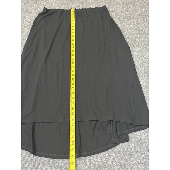Eileen Fisher Midi Skirt XL Minimalist Scandi Capsule Grunge Academia Flowy Luxe - Picture 10 of 11
